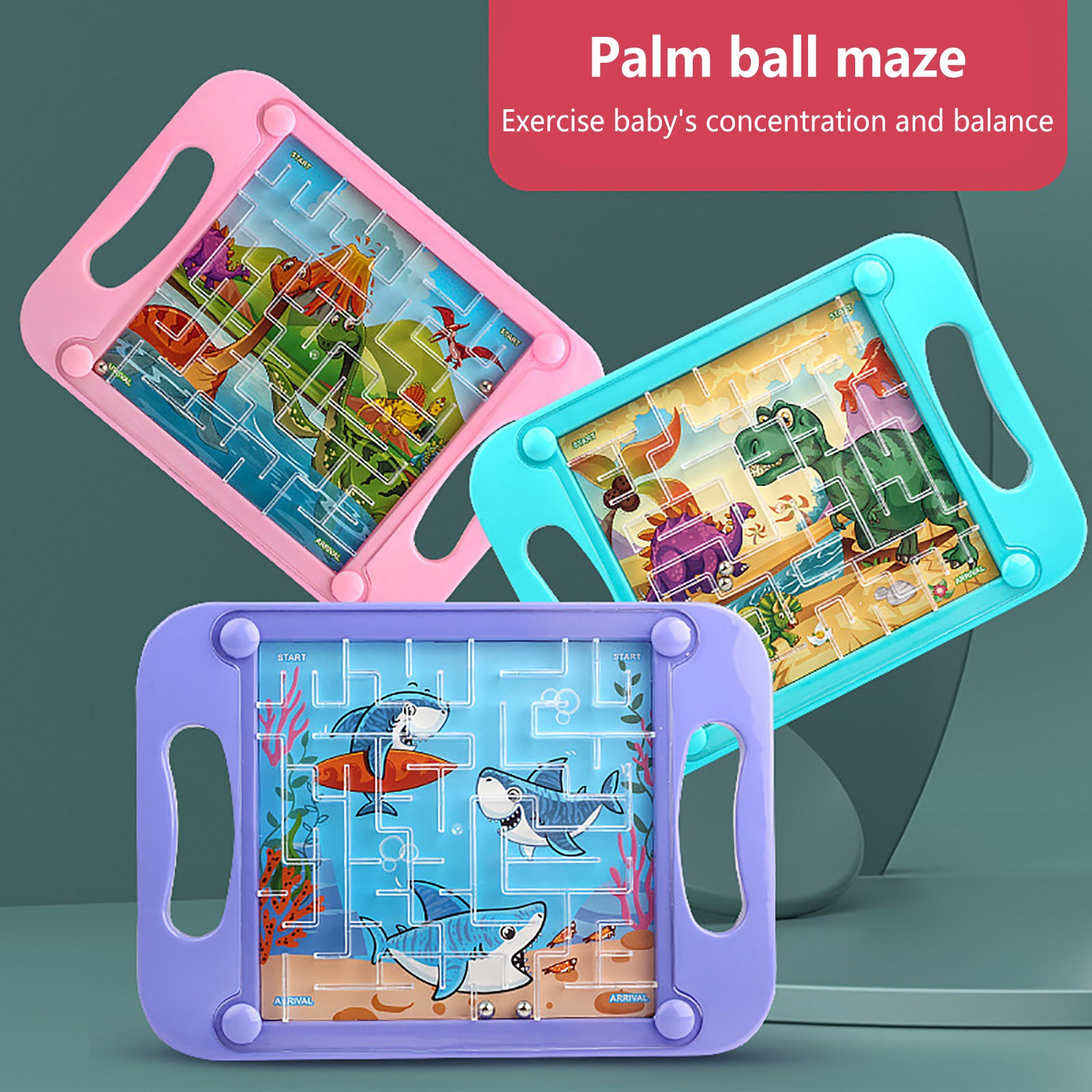 Board Game Qwirkle - 3D шарик-лабиринт детский для раннего развития