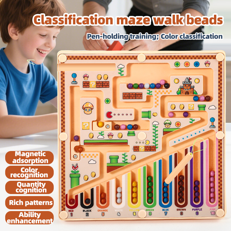 Board Game Qwirkle - Магнитный лабиринт и доска с бусинами
