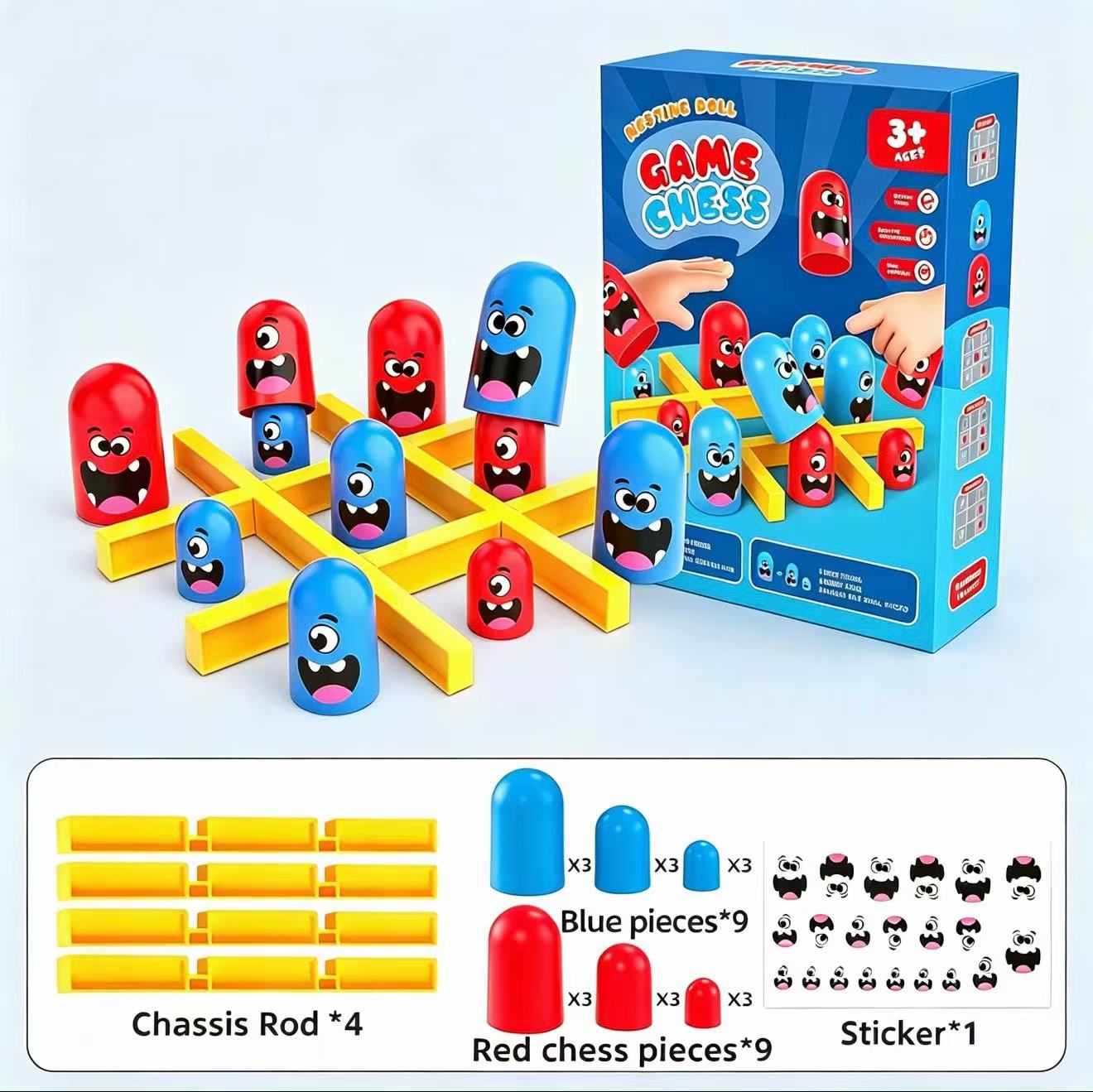 Board Game Word - Настольная игра «Крестики-нолики» с штабелируемыми стаканчиками