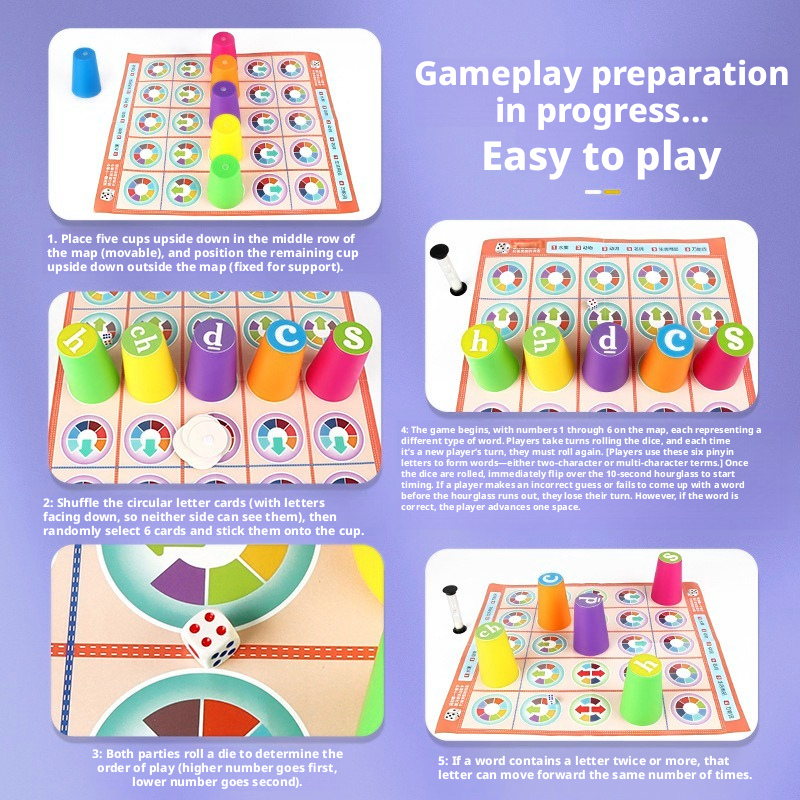 Популярная детская китайская и – обзор и цена Board Game Word