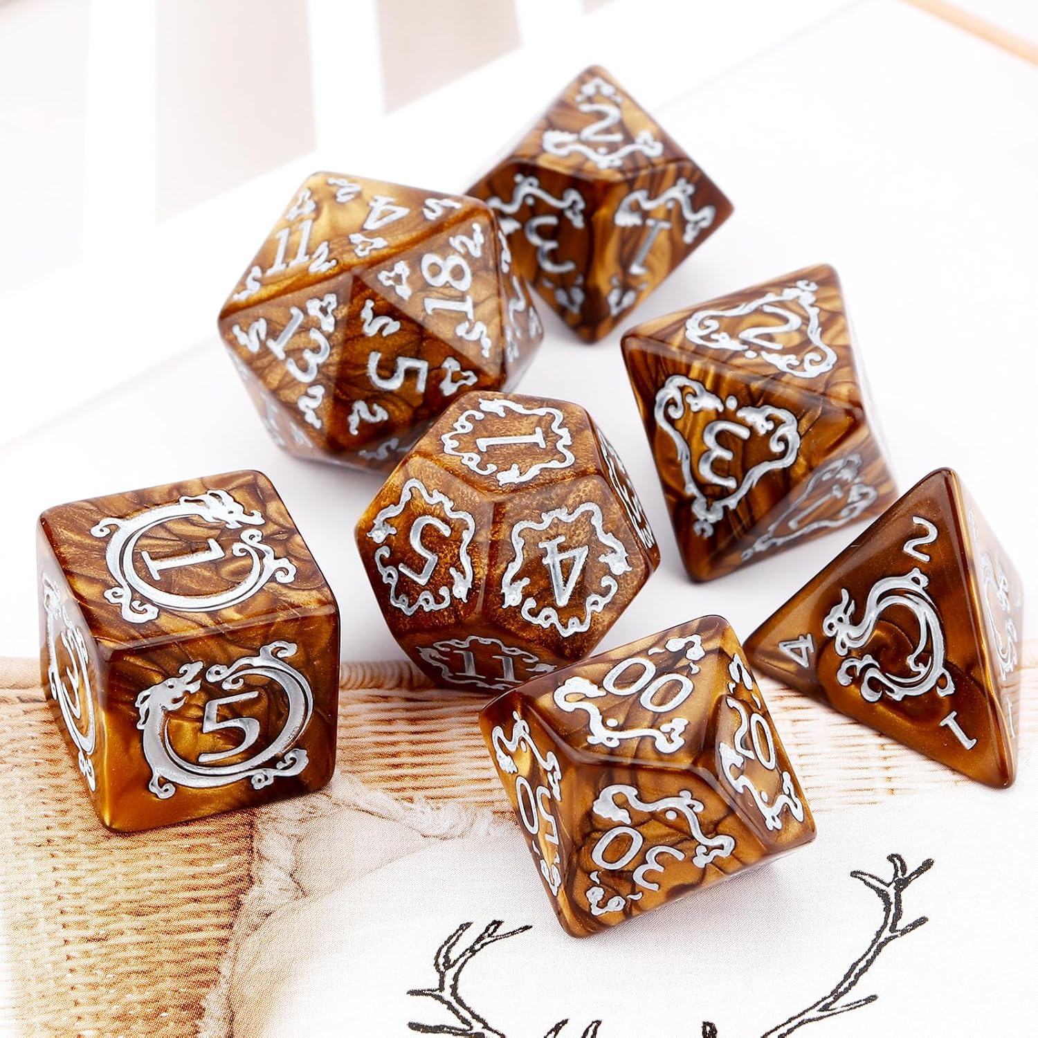 Набор из 7 многогранных играль – обзор и цена Board Game Dungeons And Dragons