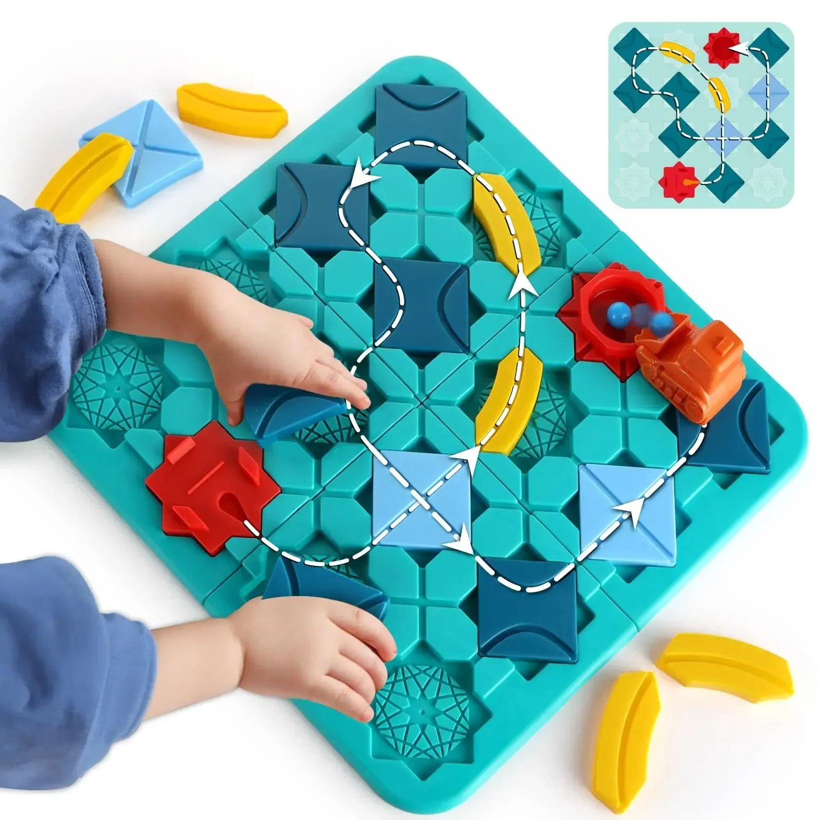 Дорожный лабиринт Монтессори,  – обзор и цена Board Game Qwirkle